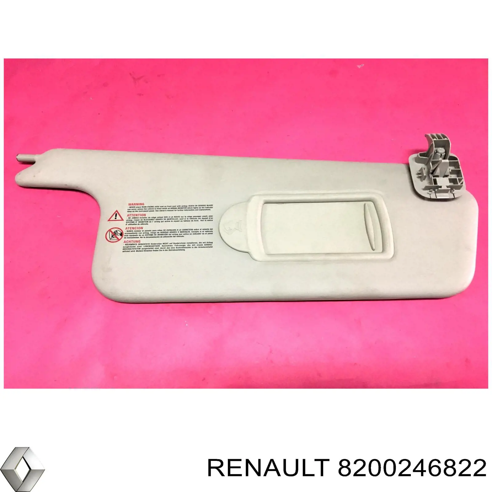Pala contra o sol para Renault Scenic II JM0, JM1