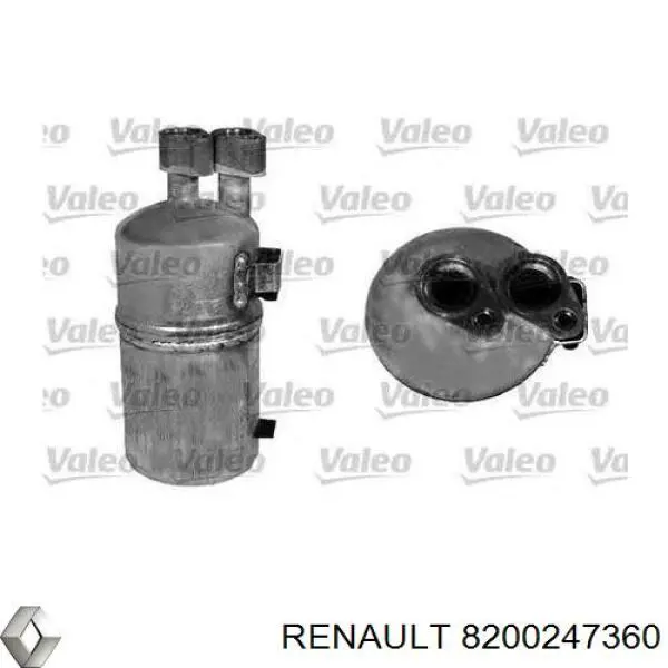 8200247360 Renault (RVI) Tanque de recepção do secador de aparelho de ar condicionado