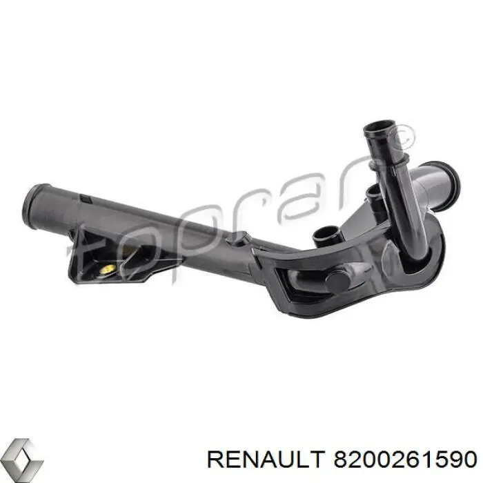 Flange do sistema de esfriamento (união em T) Renault (RVI) 8200261590 preço, a partir de 35,51 USD