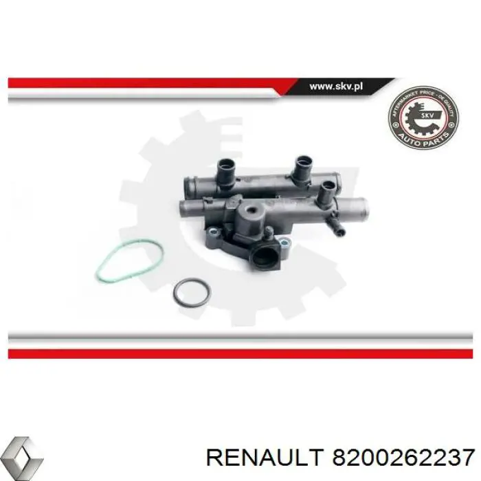 8200262237 Renault (RVI) Caixa do termostato