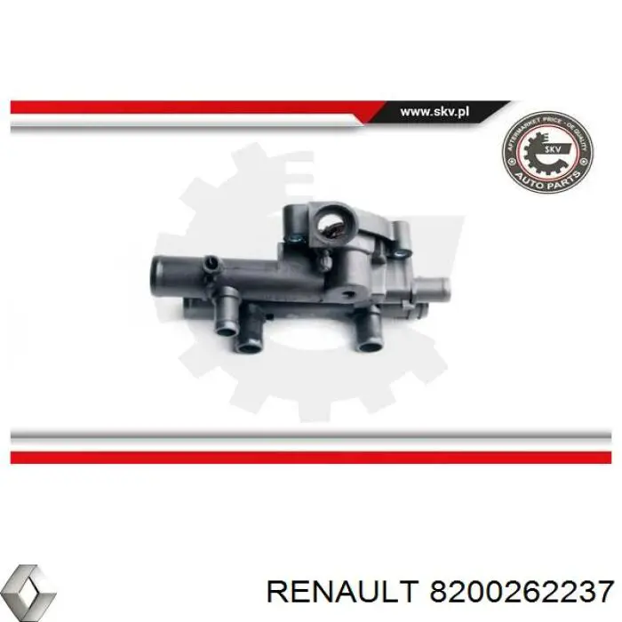Caixa do termostato Renault (RVI) 8200262237 preço, a partir de 26,70 USD