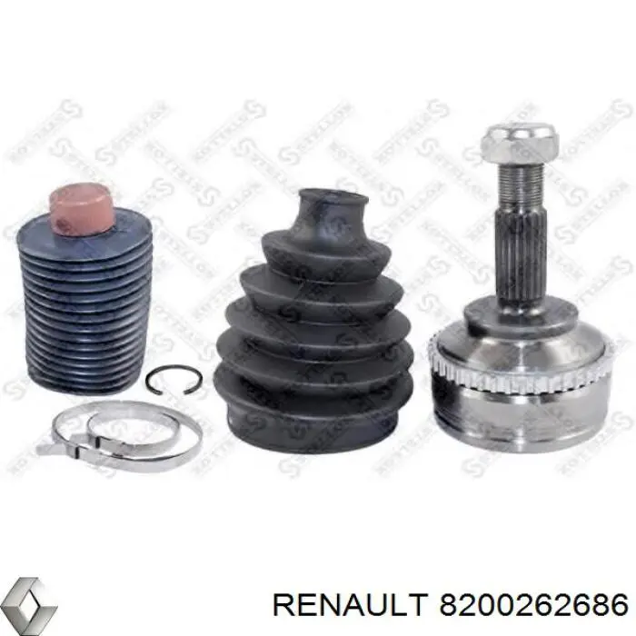 Compre 8200262686 Renault (RVI) Semieixo (acionador) dianteiro direito