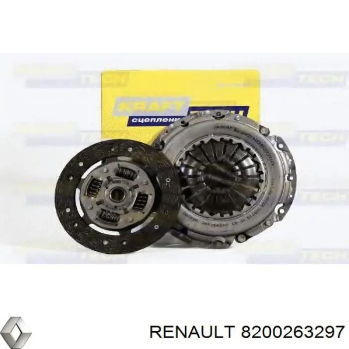 Kit de embraiagem (3 peças) Renault (RVI) 8200263297 preço, a partir de 126,47 USD
