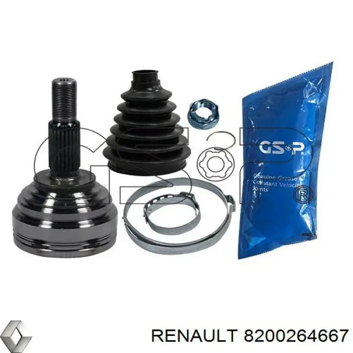 Compre 8200264667 Renault (RVI) Junta homocinética externa dianteira