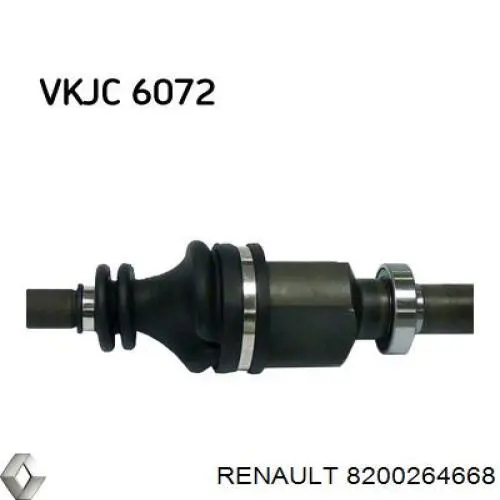 8200264668 Renault (RVI) Semieixo (acionador) dianteiro direito