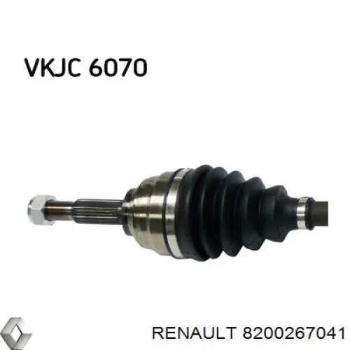 Compre 7711135775 Renault (RVI) Semieixo (acionador) dianteiro direito