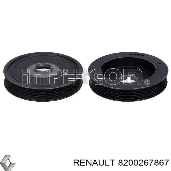 8200267867 Renault (RVI) Polia de cambota