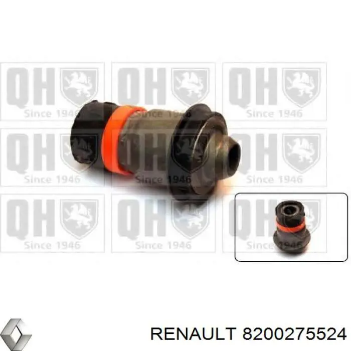 Bloco silencioso (coxim) de viga dianteira (de plataforma veicular) Renault (RVI) 8200275524 preço, a partir de 13,34 USD
