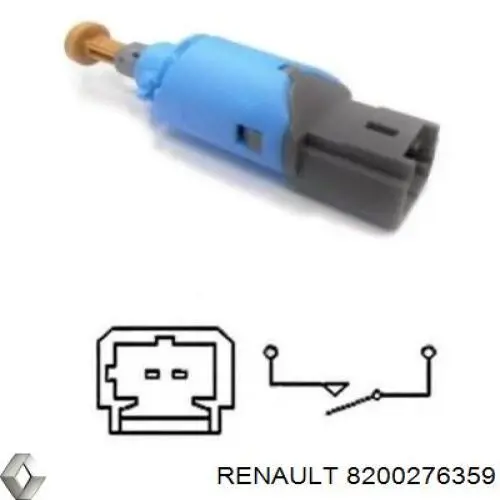 8200276359 Renault (RVI) Sensor de ativação de embraiagem