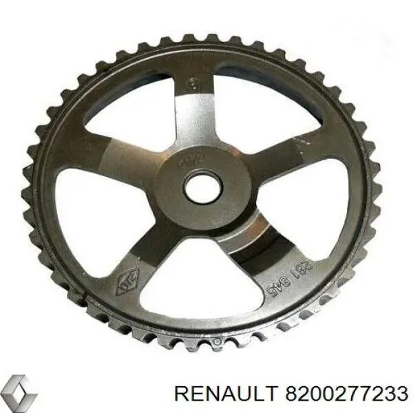 Compre 8200277233 Renault (RVI) Engrenagem de cadeia da roda dentada da árvore distribuidora de motor
