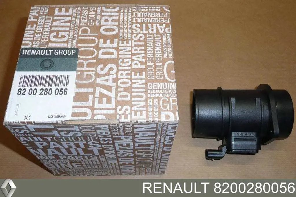 8200280056 Renault (RVI) Sensor de fluxo (consumo) de ar, medidor de consumo M.A.F. - (Mass Airflow)