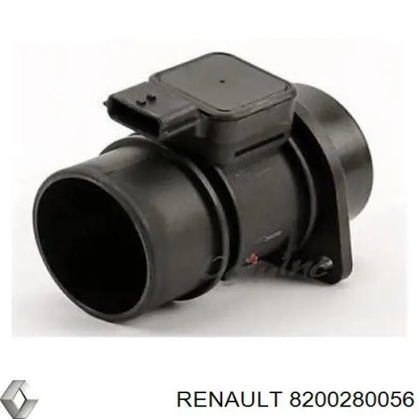 Sensor de fluxo (consumo) de ar, medidor de consumo M.A.F. - (Mass Airflow) Renault (RVI) 8200280056 preço, a partir de 33,95 USD