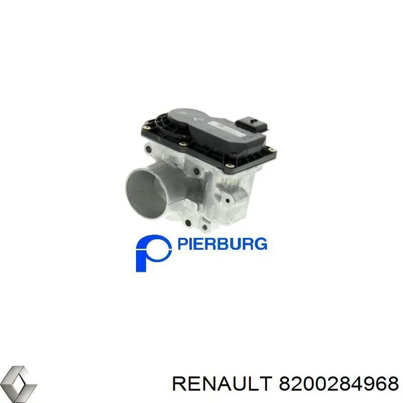 8200284968 Renault (RVI) Válvula de borboleta montada
