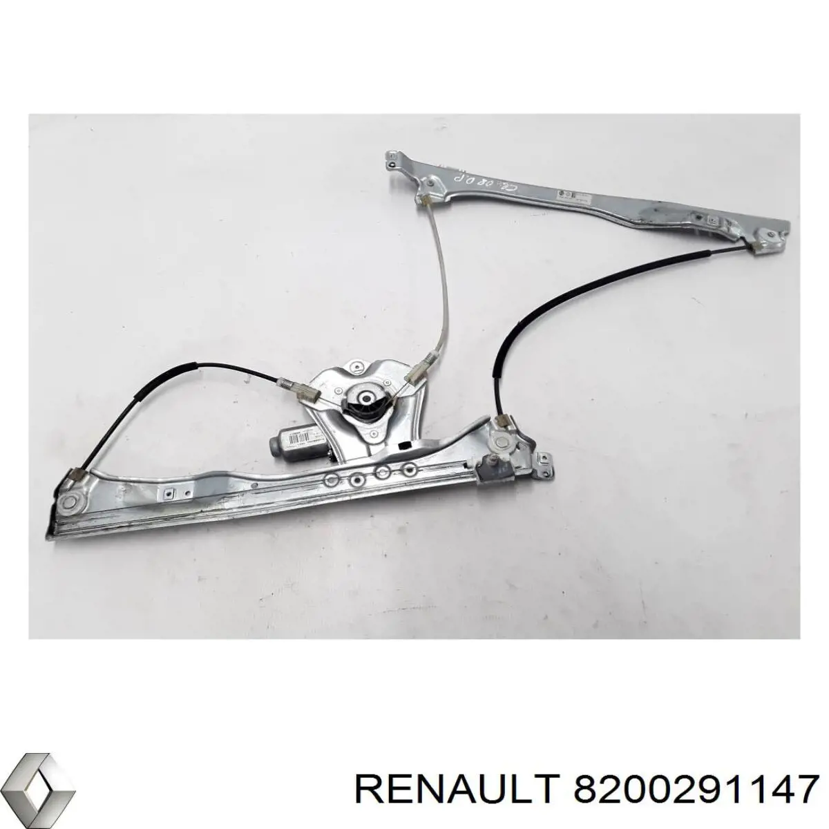 Compre 8200291147 Renault (RVI) Mecanismo de acionamento de vidro da porta dianteira direita