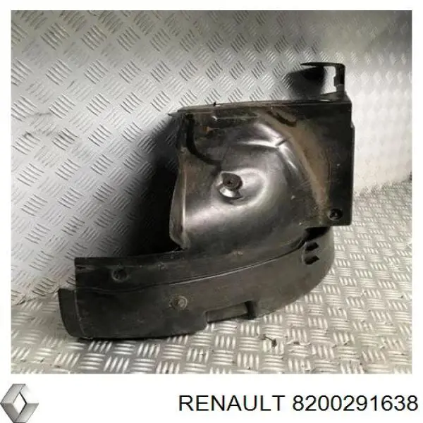 Compre 8200291638 Renault (RVI) Guarda-barras esquerdo traseiro do pára-lama dianteiro
