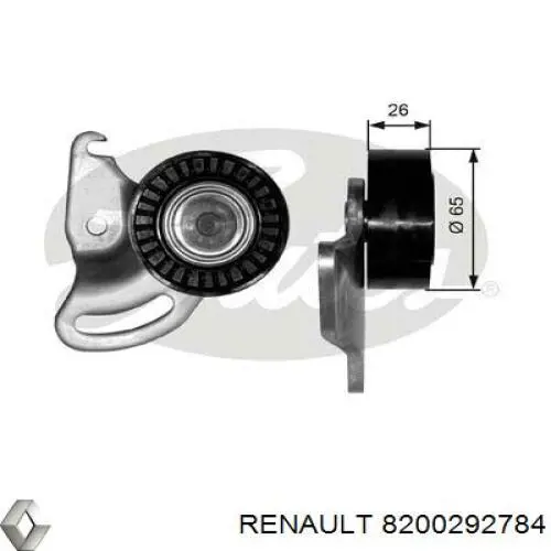 8200292784 Renault (RVI) Rolo de reguladora de tensão da correia de transmissão