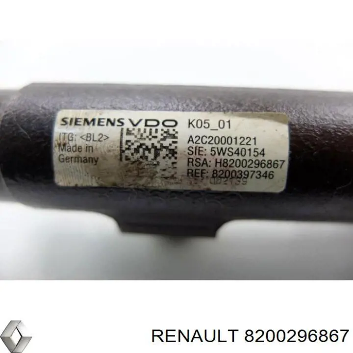 8200296867 Renault (RVI) Distribuidor de combustível (rampa)