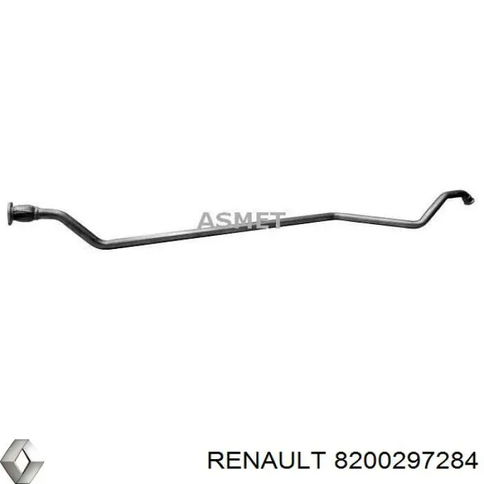 Silenciador, parte central BM50028 BM Catalysts