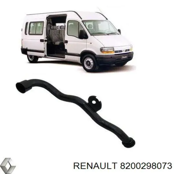 Compre 8200298073 Renault (RVI) Mangueira (cano derivado) de bomba de água de injeção