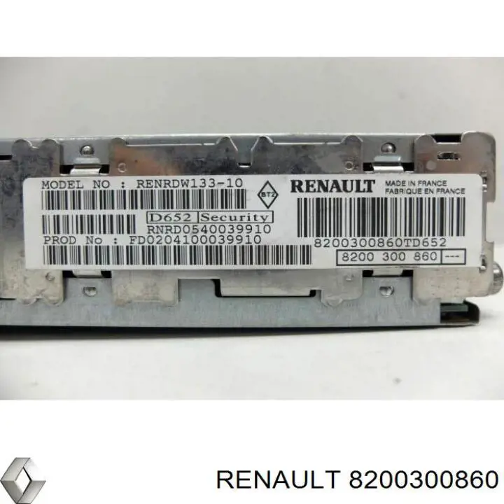 Aparelhagem de som (rádio AM/FM) Renault (RVI) 8200300860 preço, a partir de 90,78 USD