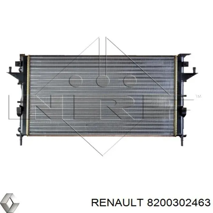 Radiador de esfriamento de motor Renault (RVI) 8200302463 preço, a partir de 91,47 USD
