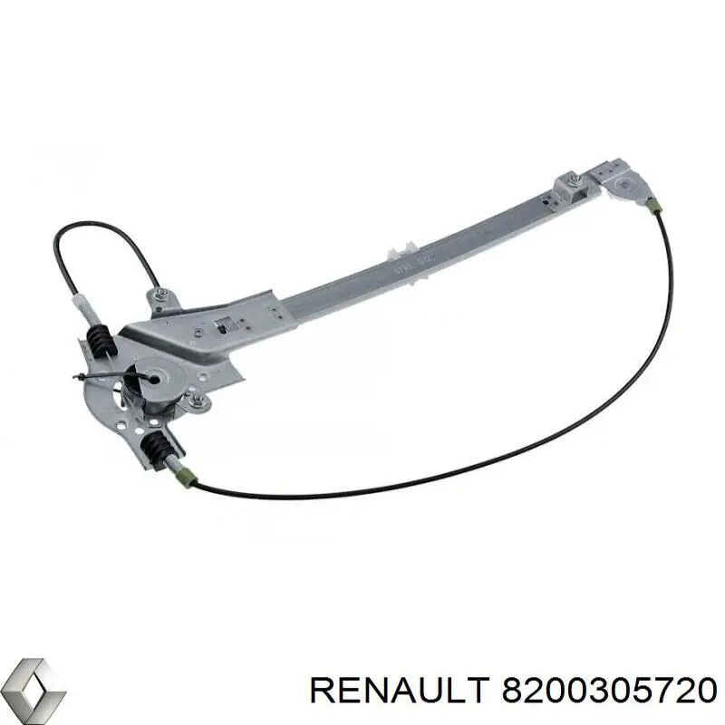 8200305720 Renault (RVI) Mecanismo de acionamento de vidro da porta traseira esquerda