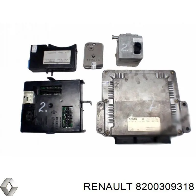 8200309318 Renault (RVI) Módulo de direção (Centralina eletrônica) de motor