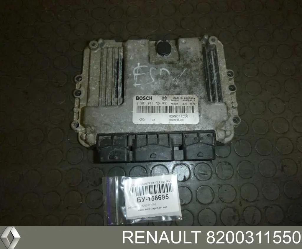 Módulo de direção (Centralina eletrônica) de motor 8200311550 Renault (RVI)