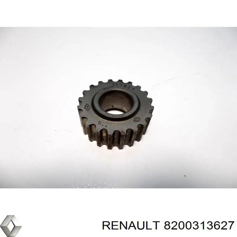 8200313627 Renault (RVI) Engrenagem de cadeia da roda dentada de acionamento de cambota de motor
