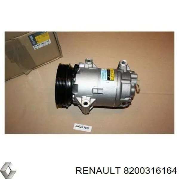 Compressor de aparelho de ar condicionado Renault (RVI) 8200316164 preço, a partir de 57,99 USD