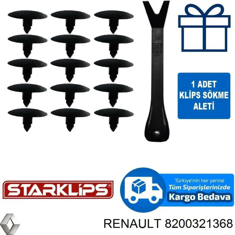 Cápsula (prendedor) de fixação de revestimento de tampa de porta-malas Triclo 163007 preço, a partir de 1,82 USD
