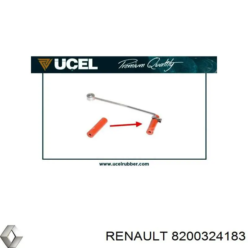 Compre 8200324183 Renault (RVI) Mangueira (cano derivado) de intercooler