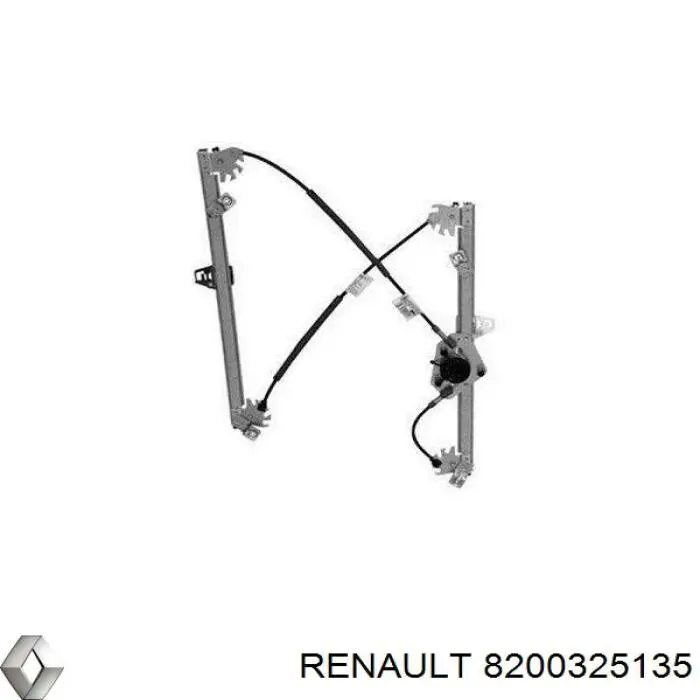 Compre 8200325135 Renault (RVI) Mecanismo de acionamento de vidro da porta dianteira direita