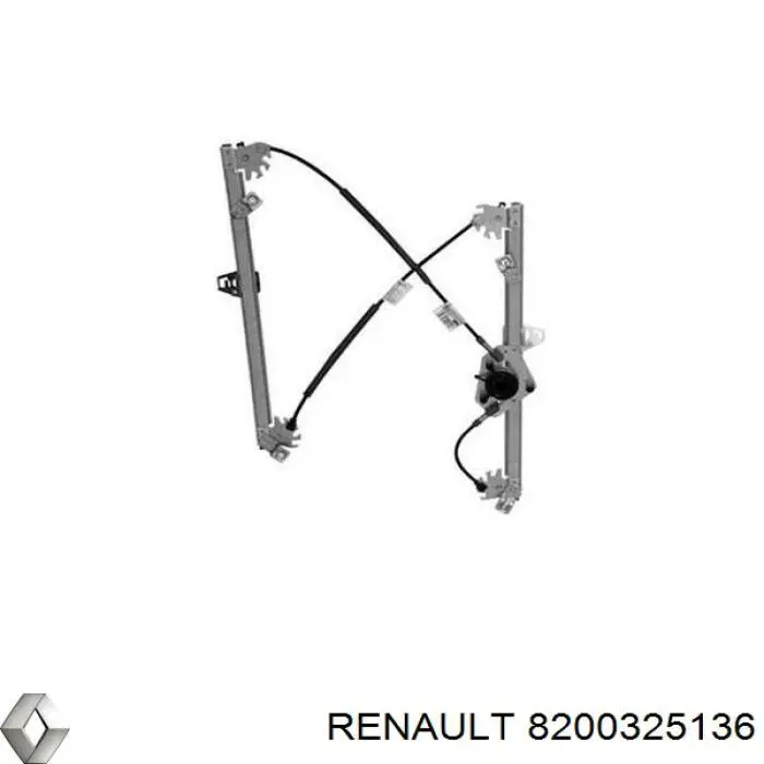 8200325136 Renault (RVI) Mecanismo de acionamento de vidro da porta dianteira esquerda
