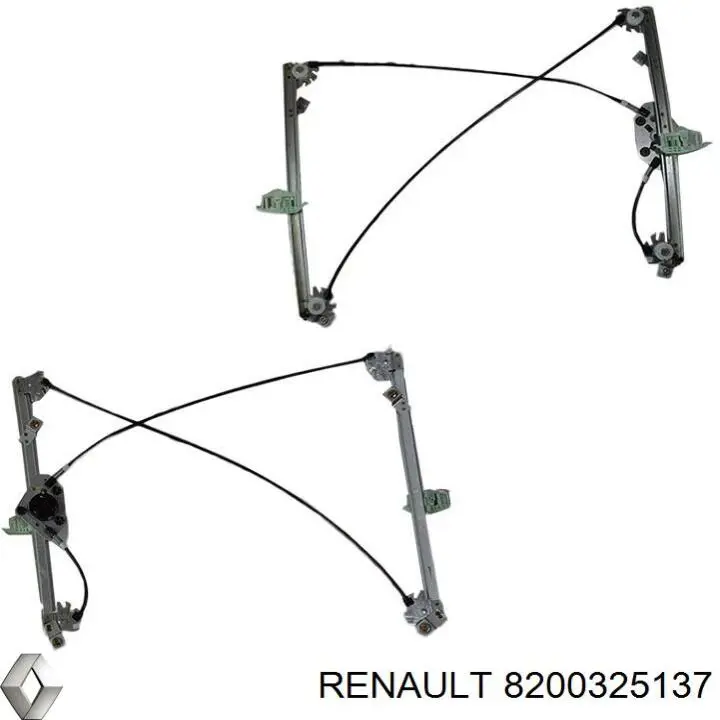 Compre 8200325137 Renault (RVI) Mecanismo de acionamento de vidro da porta dianteira direita