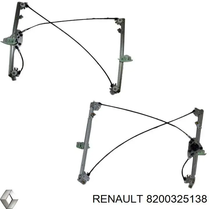 Compre 8200325138 Renault (RVI) Mecanismo de acionamento de vidro da porta dianteira esquerda