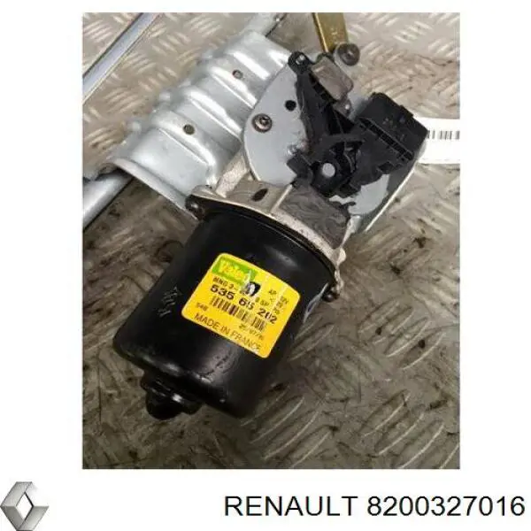 8200327016 Renault (RVI) Trapézio de limpador pára-brisas