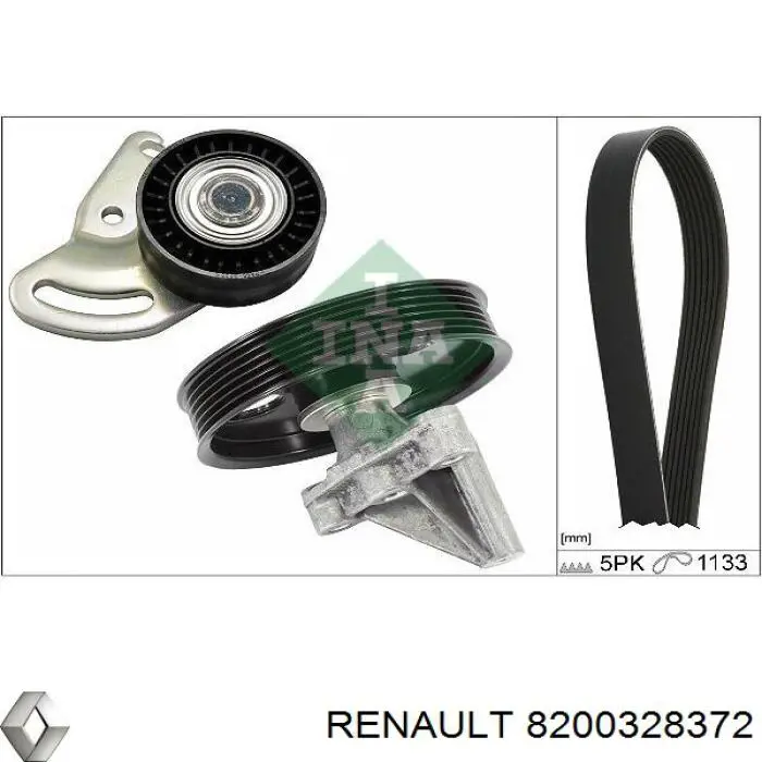 8200328372 Renault (RVI) Rolo de reguladora de tensão da correia de transmissão