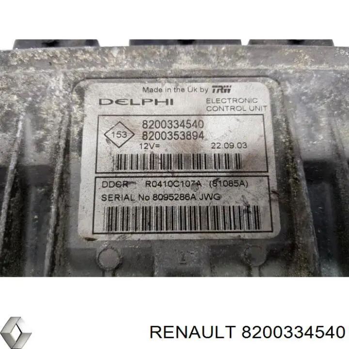 8200334540 Renault (RVI) 