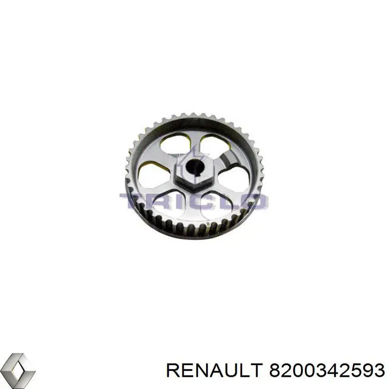 8200342593 Renault (RVI) Roda dentada de engrenagem de cadeia da Bomba de Combustível de Pressão Alta