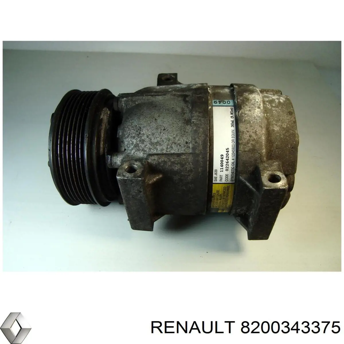 8200343375 Renault (RVI) Compressor de aparelho de ar condicionado