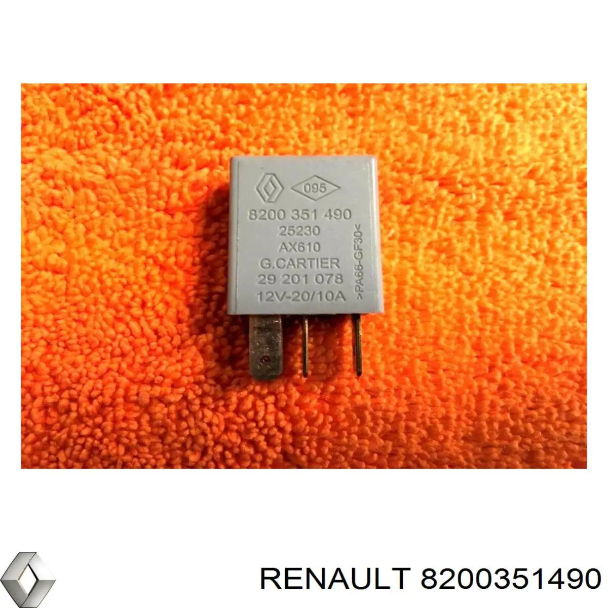8200351490 Renault (RVI) Relê das luzes de nevoeiro