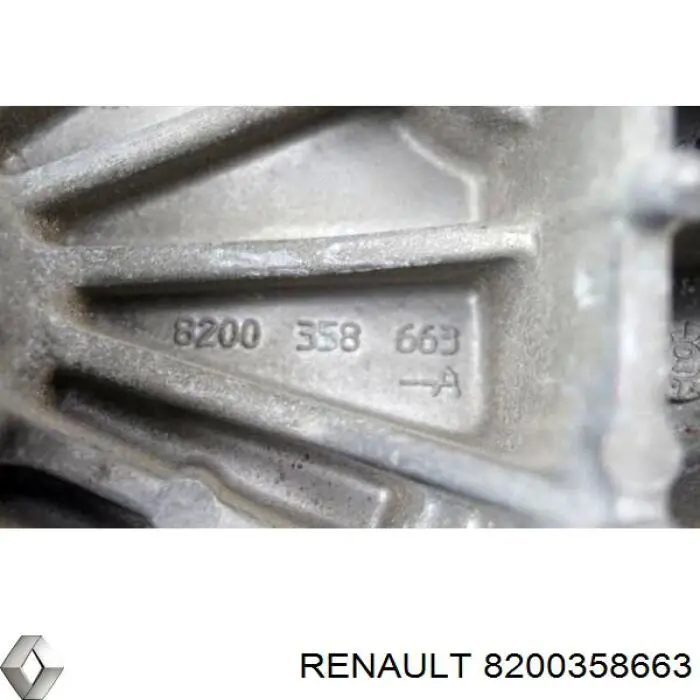 Compre 8200358663 Renault (RVI) Coxim (suporte) direito de motor (bloco silencioso)