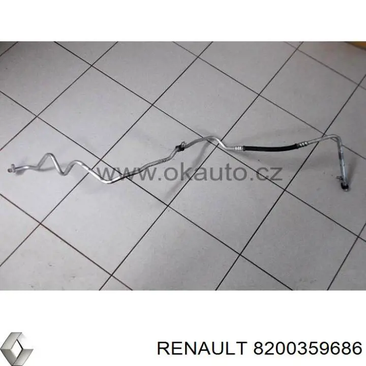 8200359686 Renault (RVI) Mangueira de aparelho de ar condicionado, desde o radiador até o secador