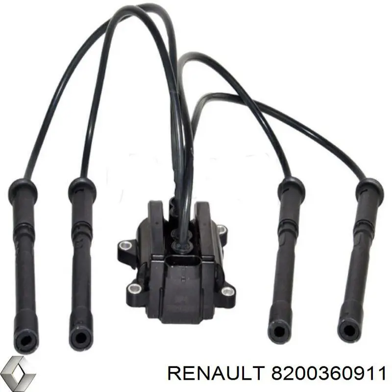 Bobina de ignição 8200360911 Renault (RVI)