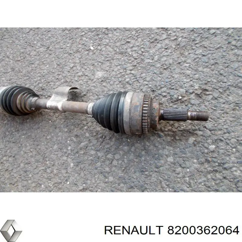 Semieixo (acionador) dianteiro direito Renault (RVI) 8200362064 preço, a partir de 71,51 USD