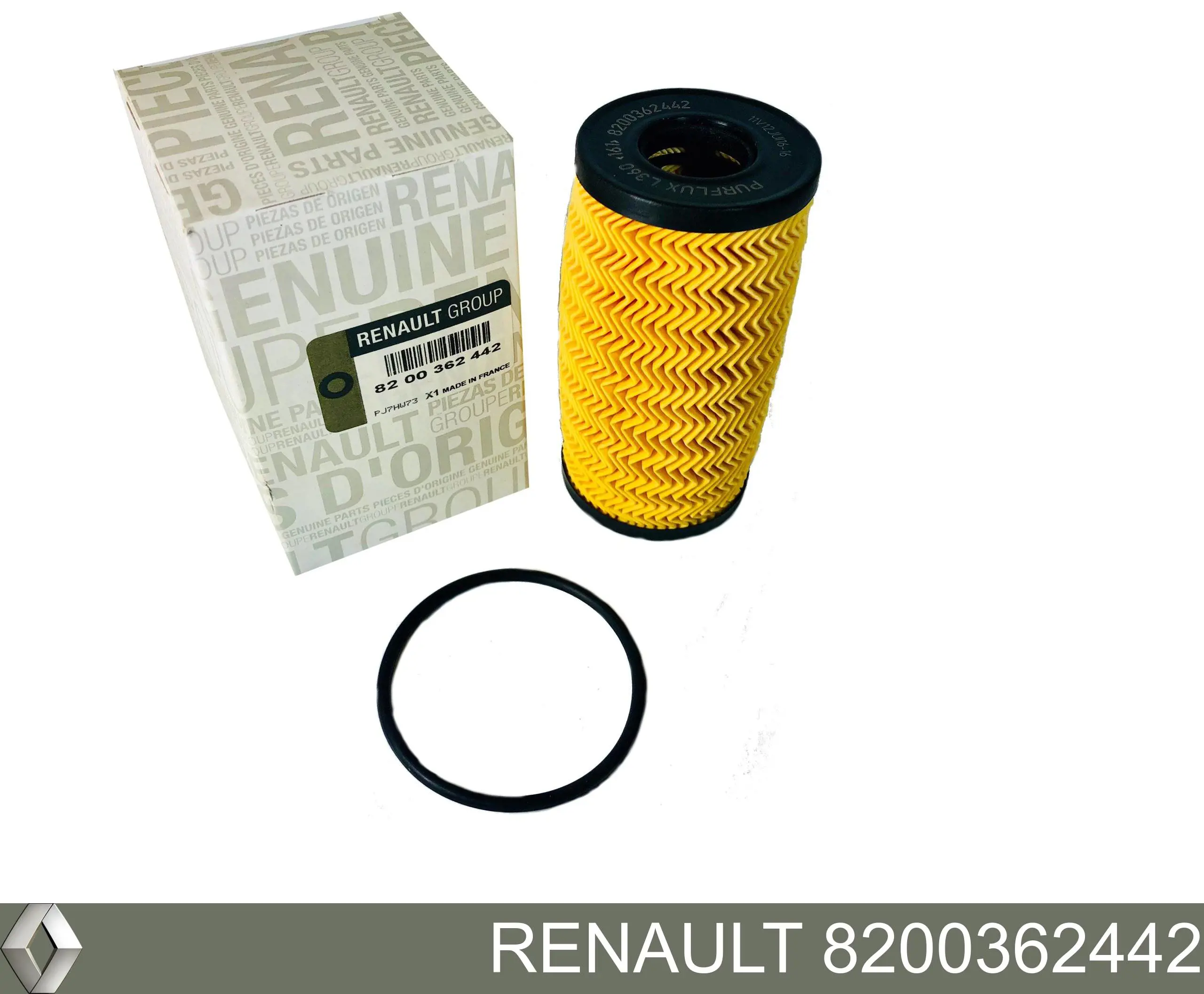 Filtro de óleo Renault (RVI) 8200362442 preço, a partir de 9,62 USD