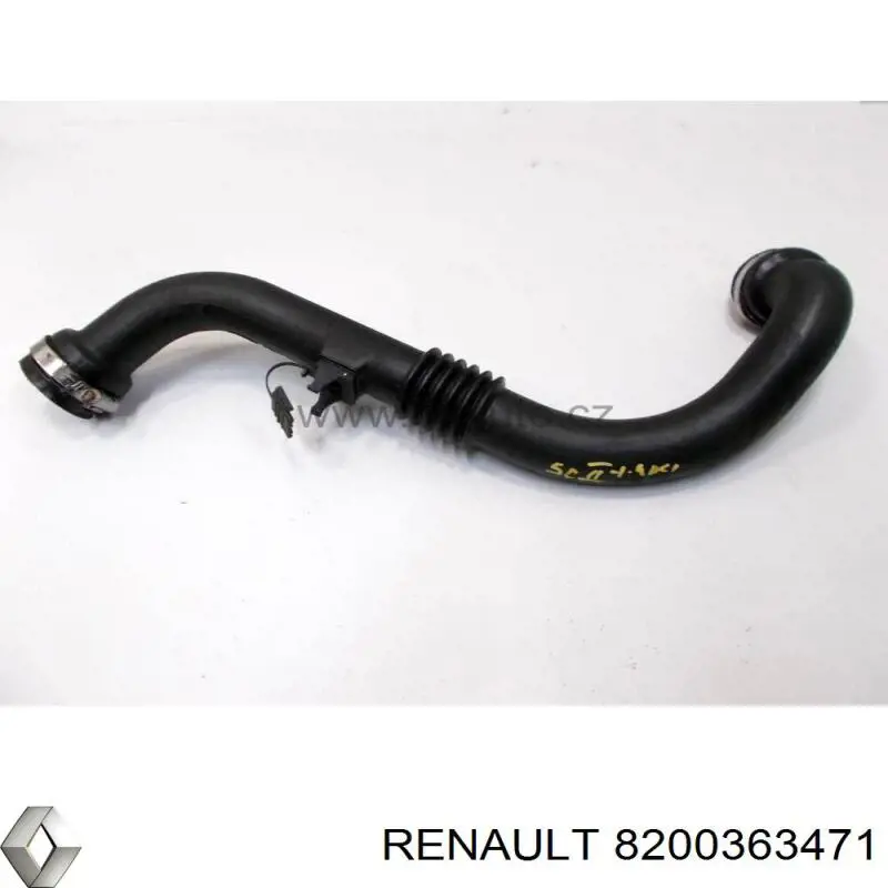 Mangueira (cano derivado) de intercooler Renault (RVI) 8200363471 preço, a partir de 43,58 USD