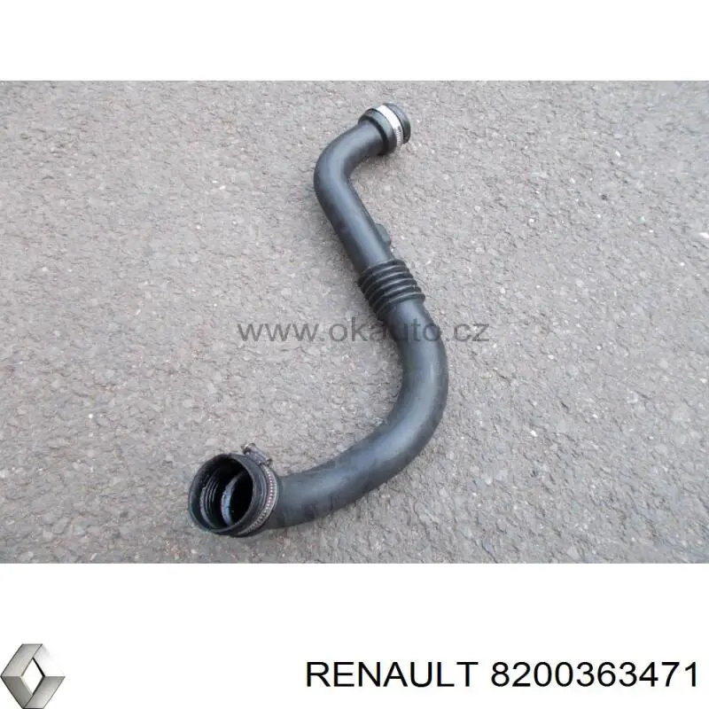 Compre 8200363471 Renault (RVI) Mangueira (cano derivado) de intercooler
