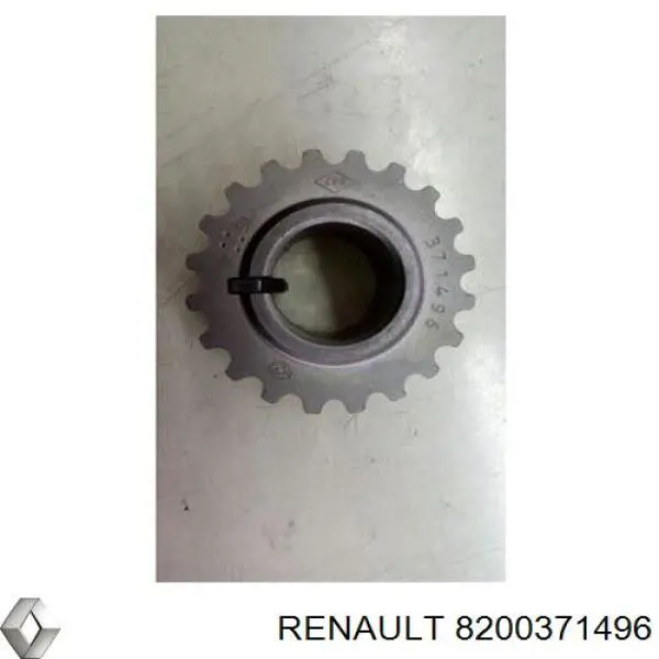 Compre 8200371496 Renault (RVI) Engrenagem de cadeia da roda dentada de acionamento de cambota de motor
